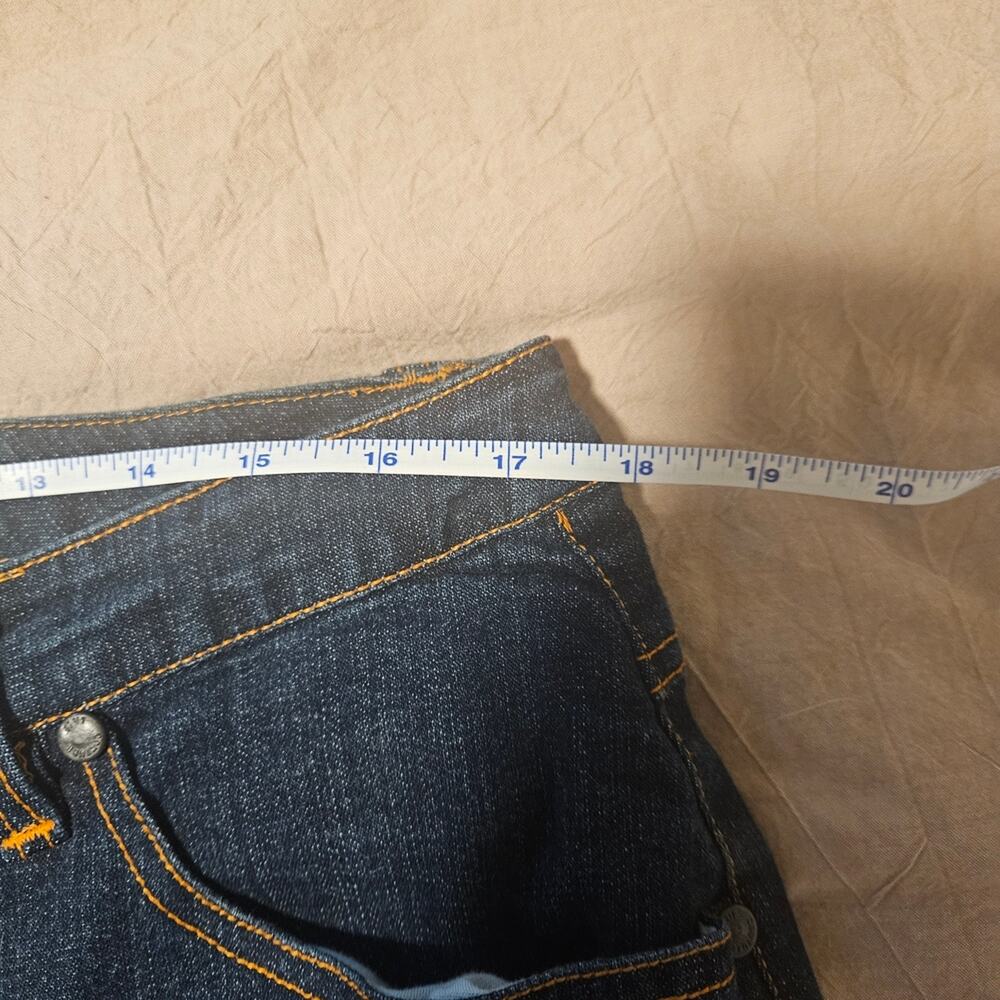 Blue Couture Dark Wash Flare Leg Denim Jeans 16WA 31" Inseam - Picture 6 of 9